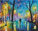 Pattern, Mini Fog in the Evening Park by Artecy Cross Stitch