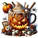 Beads, Buttons & Charm, Hot Buttered Rum Magnet by Les Petites Croix De Lucie