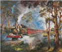 Pattern, Puffing Billy (Large Crop) by Artecy Cross Stitch