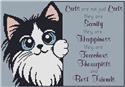 Pattern, Cats are Friends by Artists Alley