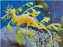 Pattern, Yellow Leafy Sea Dragon by Artecy Cross Stitch
