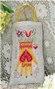 Pattern, Heart In Hand Tote Bag by Miss Prim Cross Stitch