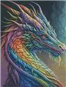 Pattern, Mini Rainbow Dragon 2 by Artecy Cross Stitch