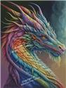 Pattern, Rainbow Dragon 2 - Large by Artecy Cross Stitch