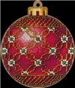 Kit, Red and Green Wood Ornament by Wizardi