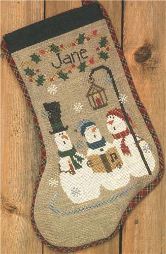 Cross Stitch Patterns, Christmas Carols Stocking by Bent Creek