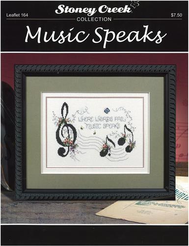 Cross Stitch Patterns, Music Speaks by Stoney Creek
