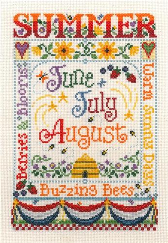 Cross Stitch Patterns, Summer Season by Imaginating