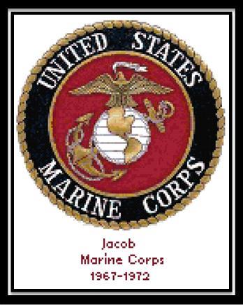 Cross Stitch Patterns, Marine Corps Seal by Cody Country CrossStitch
