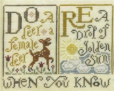 Cross Stitch Patterns, Sing A Sampler 1 by Silver Creek Samplers