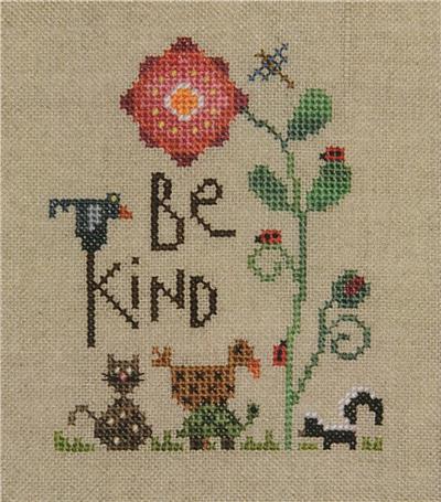 Cross Stitch Patterns, Be Kind by Heart in Hand Needleart