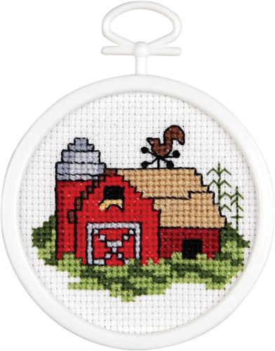 Cross Stitch Kits, Barn by Janlynn