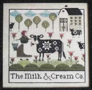 Cross Stitch Patterns, The Milk & Cream Co. by Plum Street Samplers