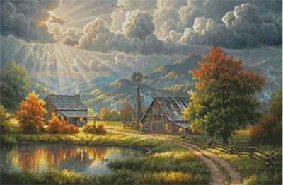 Cross Stitch Patterns, God Shed His Grace by Artecy Cross Stitch