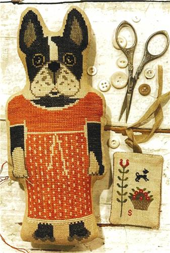 Cross Stitch Patterns, Scarlett - Animal Crackers by Stacy Nash Primitives