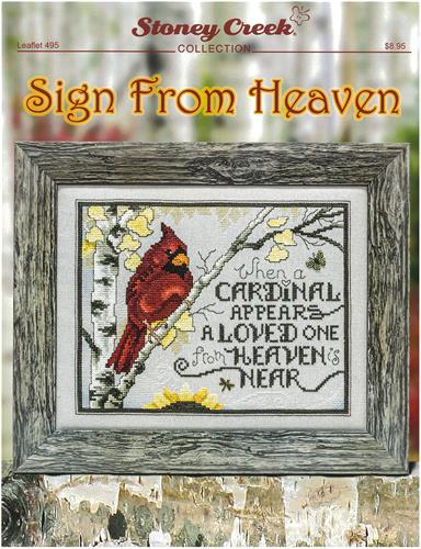 Cross Stitch Patterns, Sign from Heaven by Stoney Creek