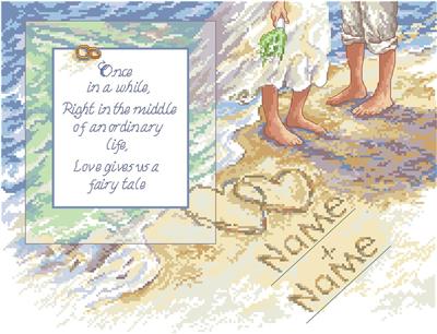 Cross Stitch Patterns, Beach Romance by Kooler Design Studio