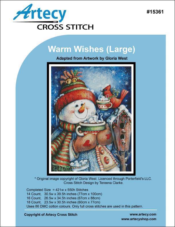 "Warm Wishes (Large)" Cross Stitch Pattern