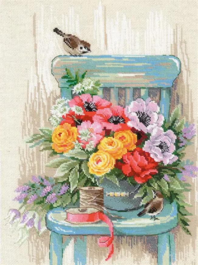 Garden Flowers | Cross Stitch Kit at Everything Cross Stitch