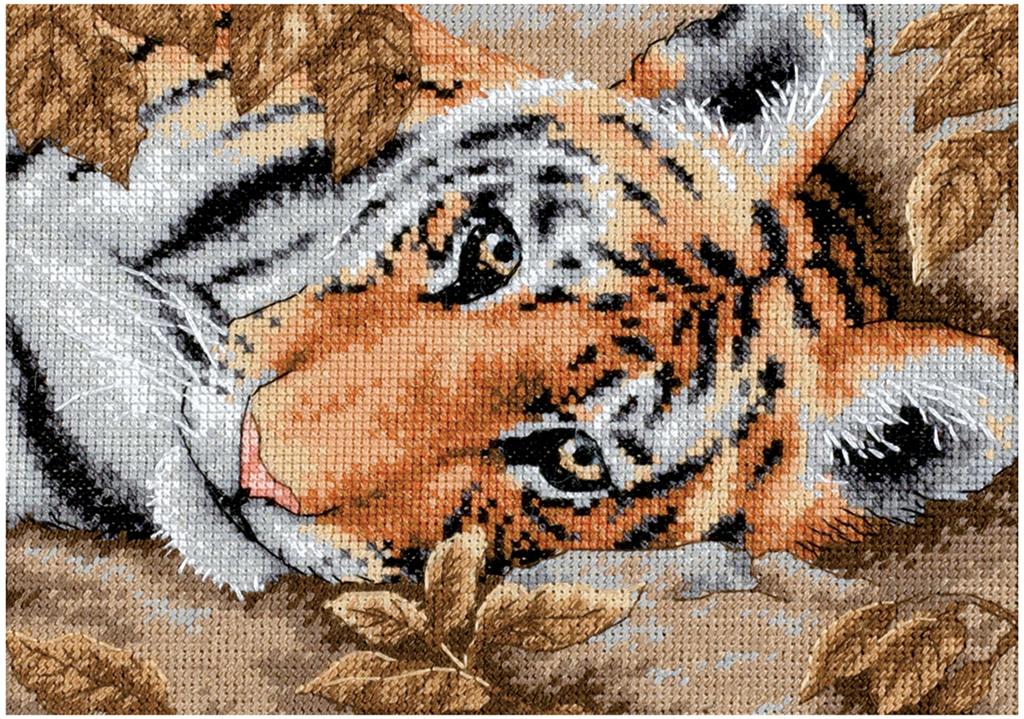 Beguiling Tiger cross stitch kit Tiger cross stitch pattern daily cross stitch