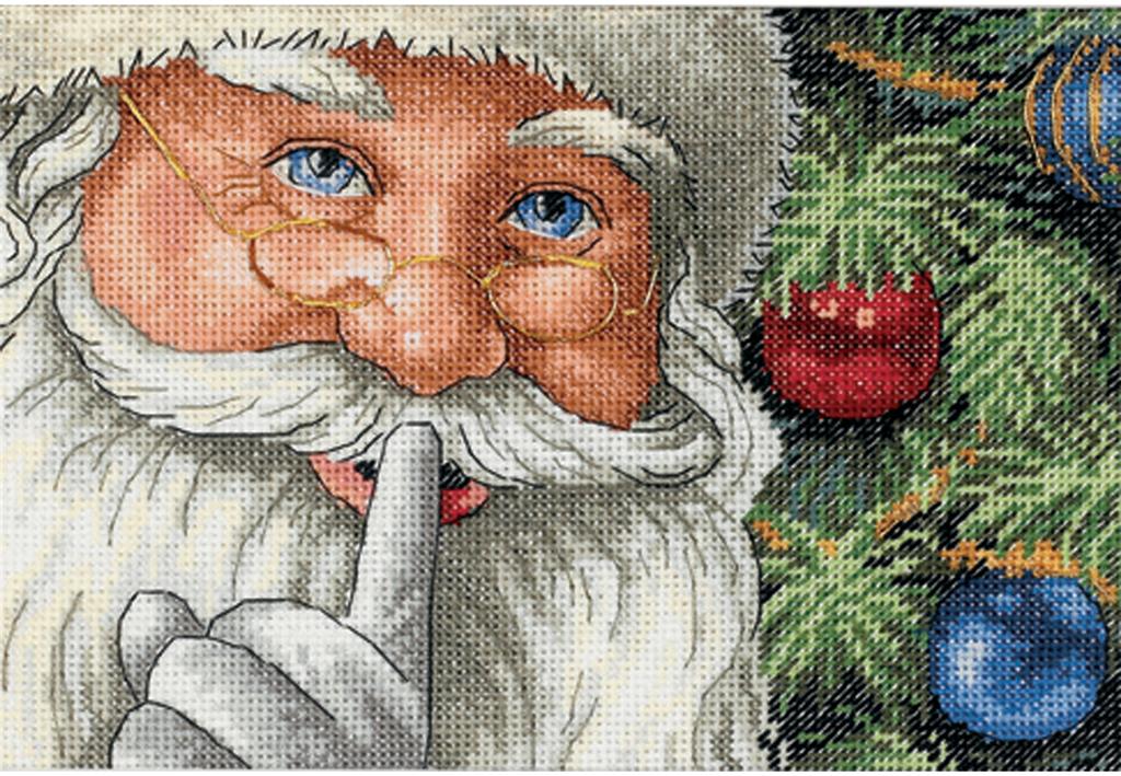 Santa s Secret Counted Cross Stitch Kit cross Stitch Kit santa-s-secret-counted-cross-stitch-kit-cross-stitch-kit