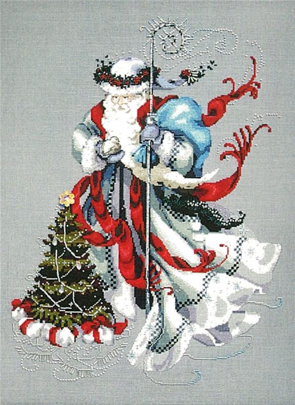 Winter White Santa