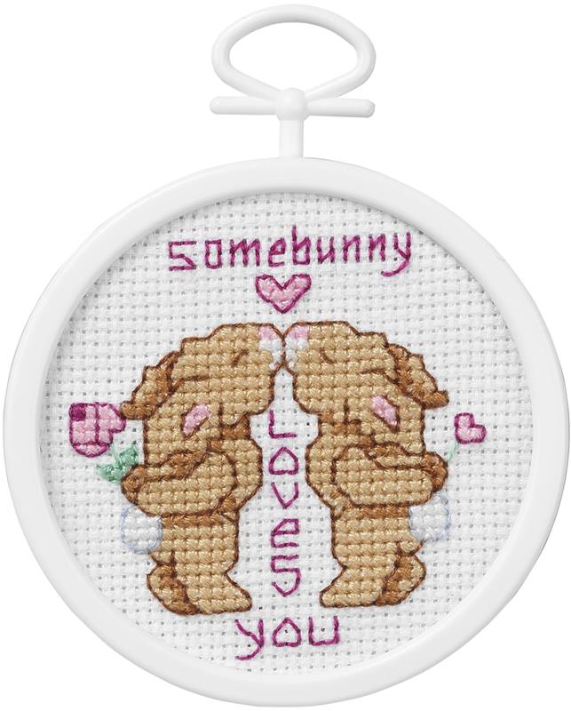 Some Bunny Loves You (cross stitch kit)