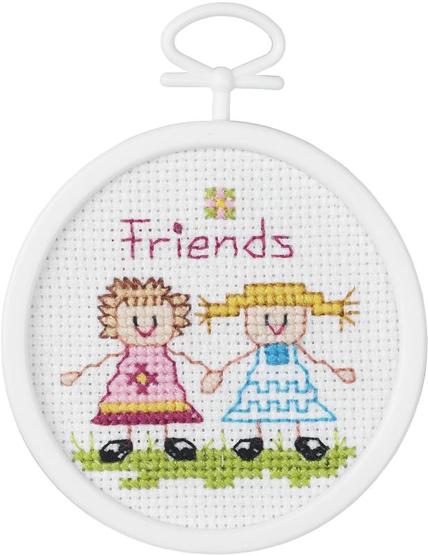 Mini Cross Stitch Kit & Frame, Little Princess (Janlynn)<br><font  color=red>33% off</