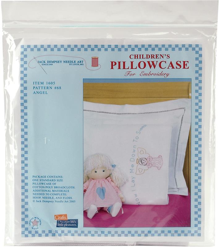 Angel Pillowcase (stamped cross stitch)