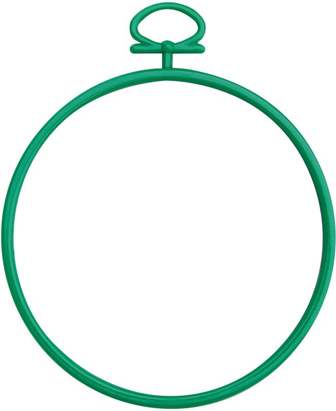 JustAFrame Round Green 33/4 2/Pkg Cross Stitch Item