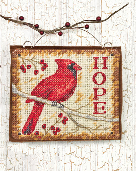 Hope Ornament (cross stitch kit)