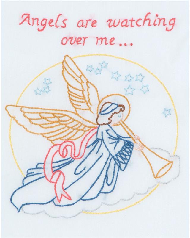 Angel Samplers (stamped cross stitch)