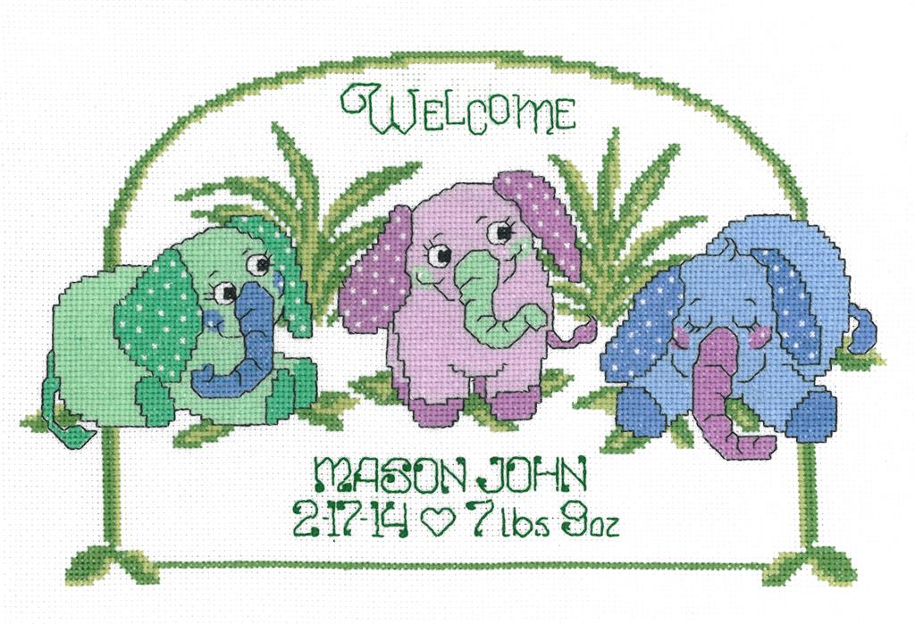 baby elephant birth announcement