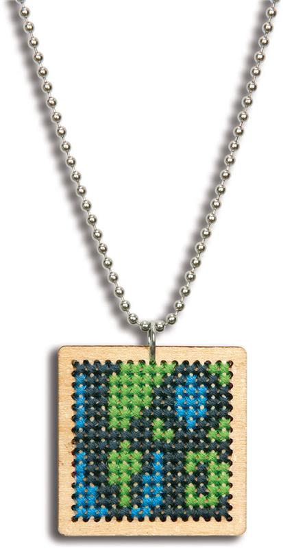 Everything Cross Stitch Large Square Wooden Jewelry