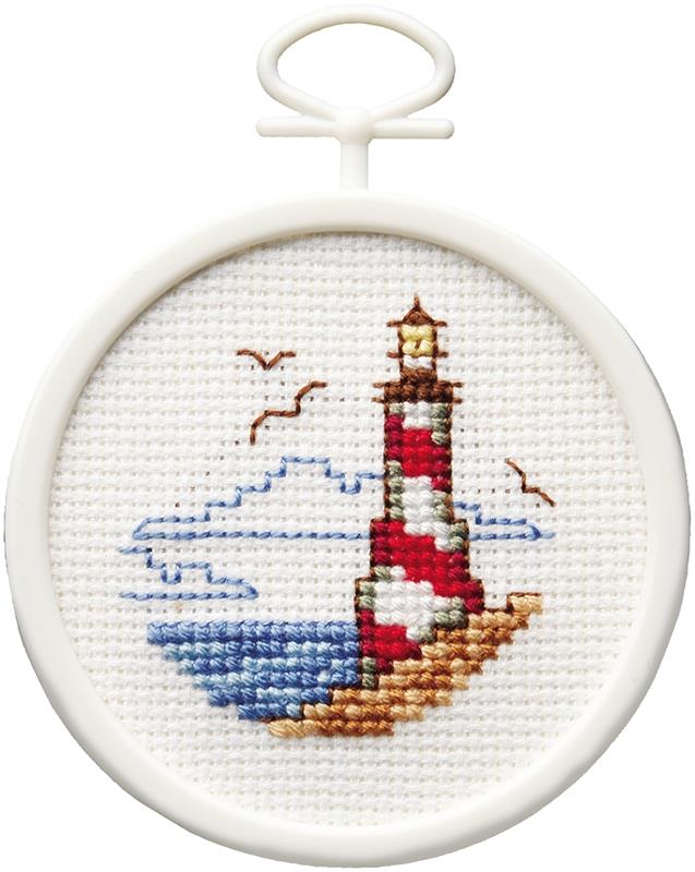  lighthouse mini cross stitch kit