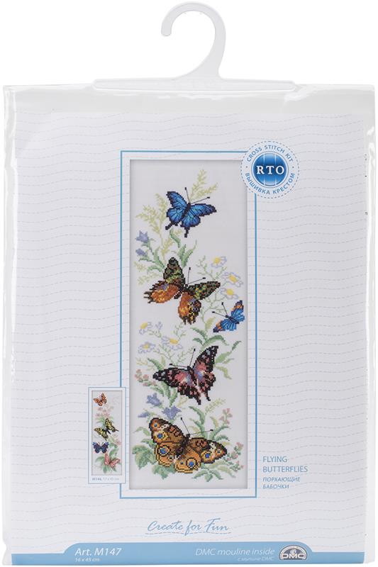 "Flying Butterflies" Cross Stitch Kit