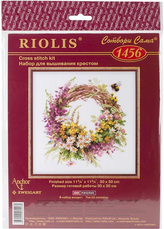Wreath With Fireweed Cross Stitch Kit wreath-with-fireweed-cross-stitch-kit