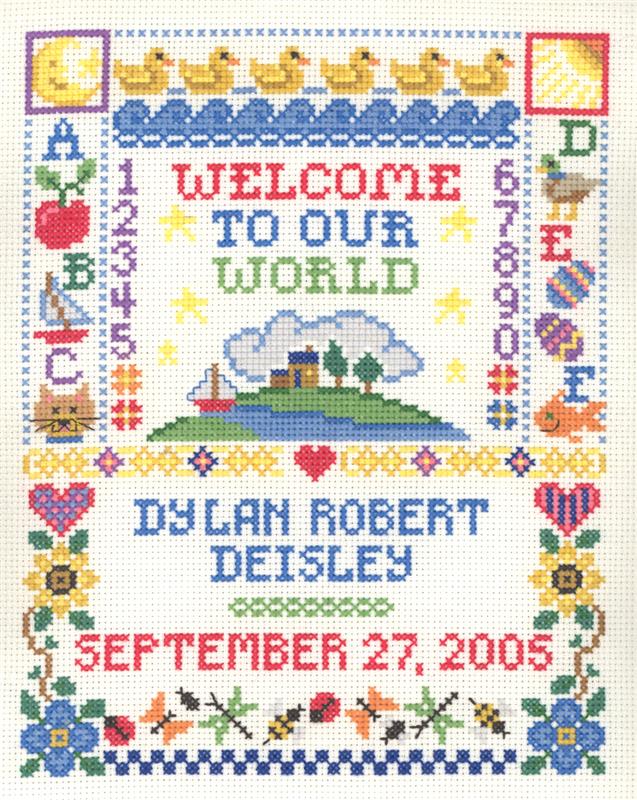 baby" Cross Stitch Pattern