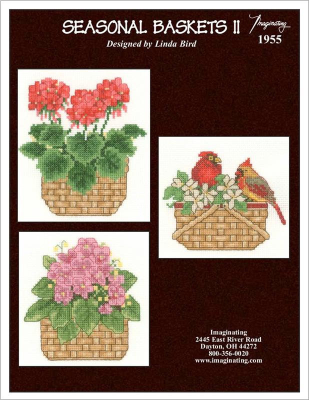 "Seasonal Baskets II" | Cross Stitch Pattern