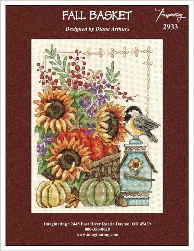 Fall Basket Cross Stitch Pattern