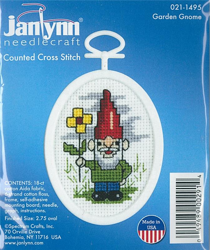 "Gnome" Cross Stitch Kit at Everything Cross Stitch