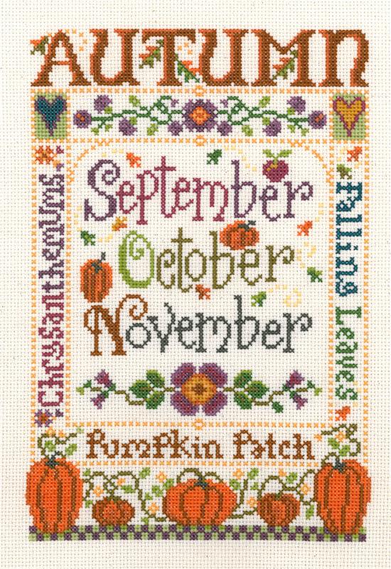 "Autumn Season" Cross Stitch Kit