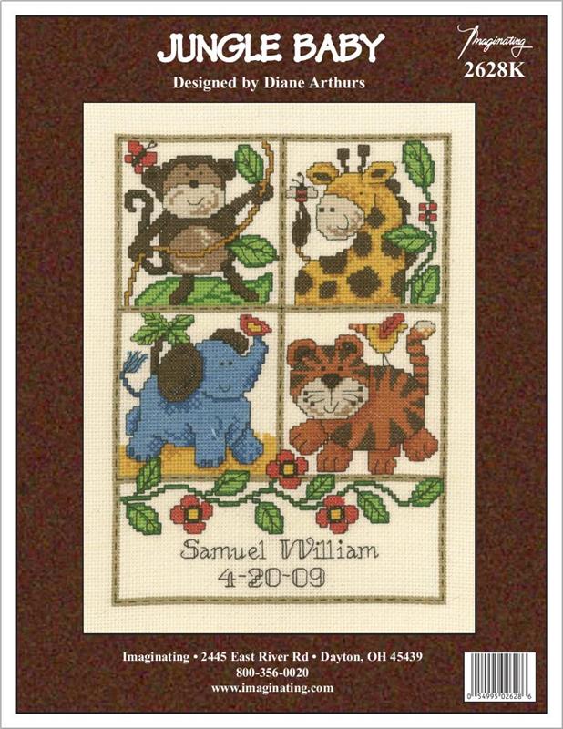 "Jungle Baby" Cross Stitch Kit