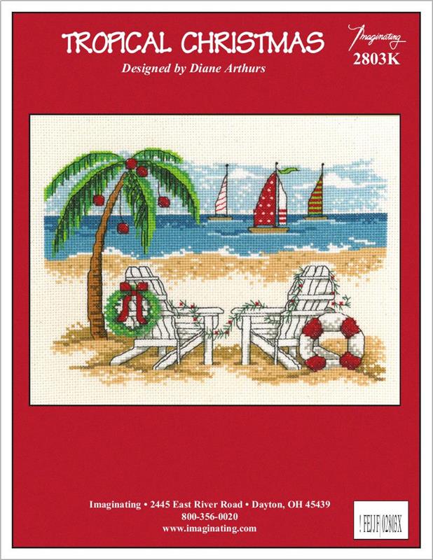 "Tropical Christmas" Cross Stitch Kit