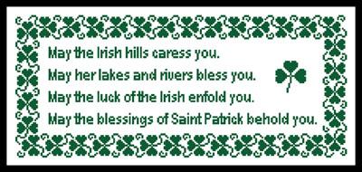"Irish Blessing" | Cross Stitch Pattern