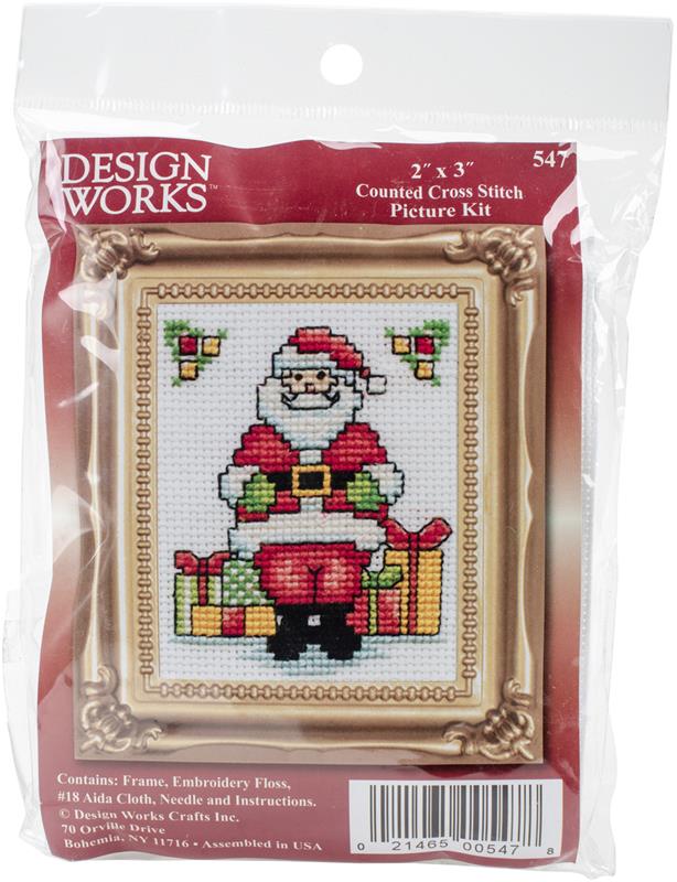 "Santa" | Cross Stitch Kit at Everything Cross Stitch