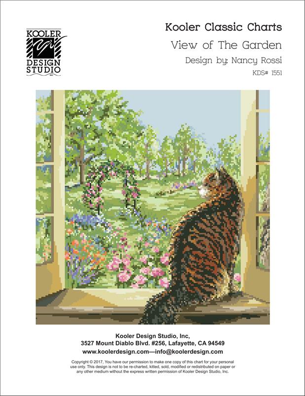 "View of The Garden" | Cross Stitch Pattern