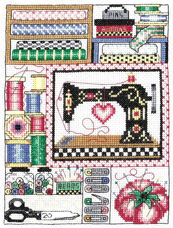 "My Sewing Treasures" Cross Stitch Kit