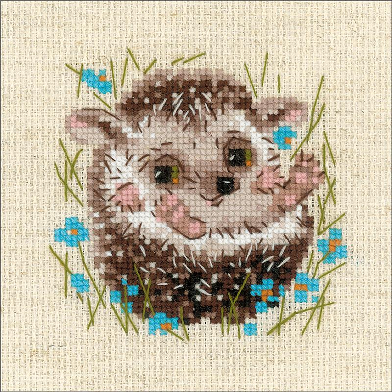 Little Hedgehog little-hedgehog-cross-stitch-kit