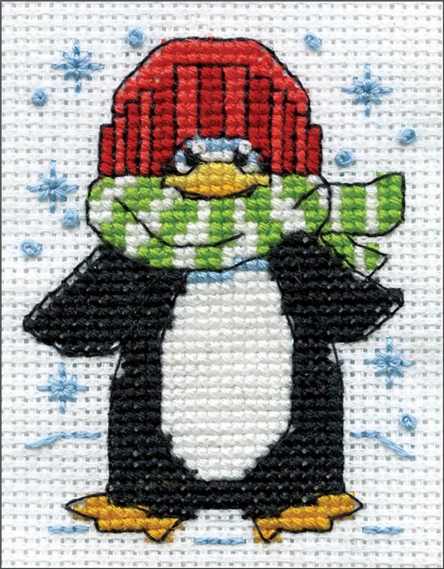 Penguin Counted Cross Stitch Kit